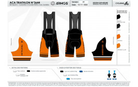 Cuissard cyclisme PERFO avec bretelles