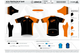 Maillot PERFO cyclisme manche courte